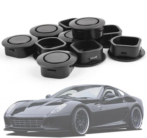 10PCS Car Rear Bumper Plugs for Radar Hole,Durable Bumper Hole Plugs Cover for Protection Against Dust&Water Damage,Universal Bumpers Sensor Holes Plug Car Accessories for 24-25mm Hole in Saudi Arabia