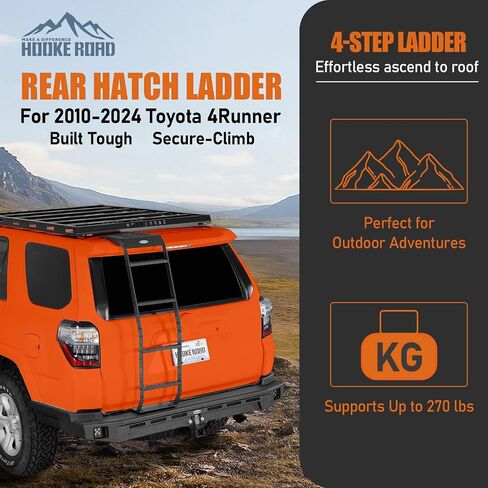 HOOKE ROAD 4RUNNER BEAR HATCH SADDER للفتحة 2010-2024 TOYOTA 4RUNNER 5th GEN in Saudi Arabia