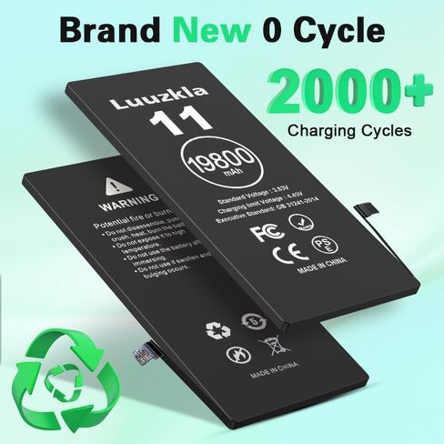 Luuzkla 11500mAh (2024 New Upgrade) Battery Compatible with iPhone 7 PLUS, Super Capacity Battery Replacement Compatible with iPhone 7 PLUS, with Full Tool Kits-0 Cycle High Capacity-24 Months Service in Kuwait