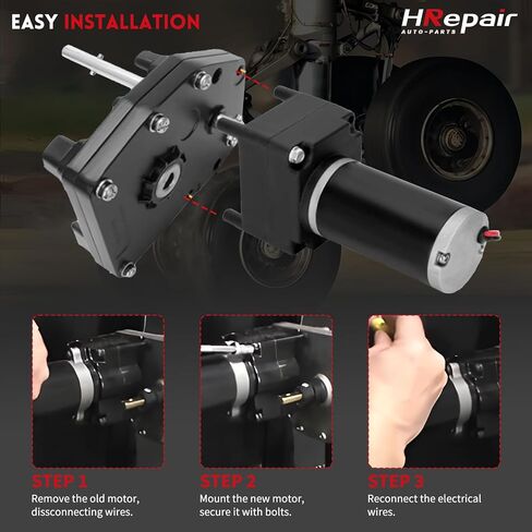 RV 5th Wheel Landing Gear Motor Fits for Lippert Venture ، Atwood ، Stromberg Carlson ، Electric RV Jack Motor 丨 استبدال LG-142178-Black in Saudi Arabia