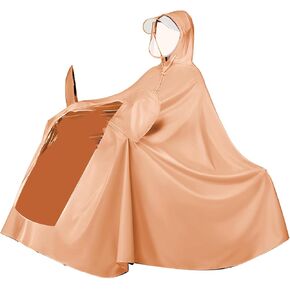 Electric Battery Bike Rain Poncho, Long Full Body Waterproof PVC Raincoat, Reusable, for Cyclists in Kuwait