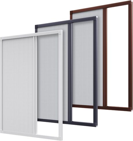 Allesin zen No Drill Cellular Shades, Blackout Honeycomb Shades Cordless for Window Blinds, Easy Install UV Protection Shades for Home, Office, Bedroom, Custom Size-White Frame（with Shading Edge） in Kuwait