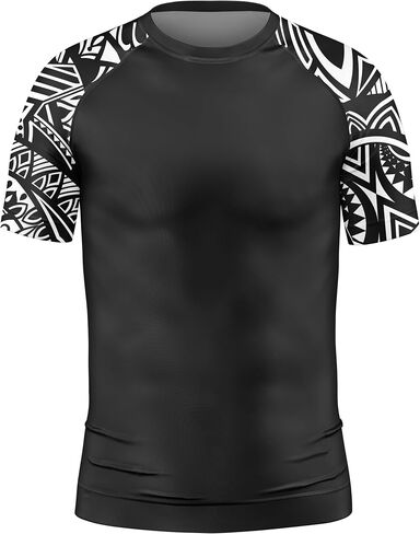 BJJ Rashguard for Men ، short sleeve Upf 50+ compression shirt ، Beastlayer Mens Rash Guard ، Jiu Jitsu Top in Saudi Arabia