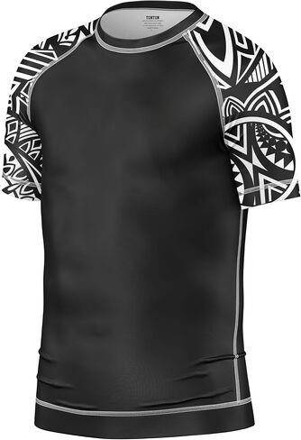 BJJ Rashguard for Men ، short sleeve Upf 50+ compression shirt ، Beastlayer Mens Rash Guard ، Jiu Jitsu Top in Saudi Arabia