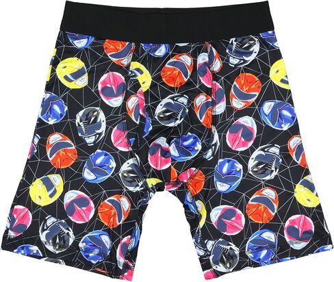 INTIMO Mighty Morphin Power Rangers Boxer Briefs Men's Allover Helmet Design Snug Fit Adult Underwear in Saudi Arabia