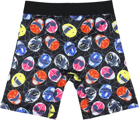 INTIMO Mighty Morphin Power Rangers Boxer Briefs Men's Allover Helmet Design Snug Fit Adult Underwear in Saudi Arabia
