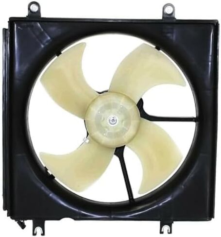 Front Radiator & A/C Condenser Single Fan Assembly Direct Replacement Compatible With 1997-2001 Honda CR-V HO3115106 HO3113110 19015P3F004-PFM 38615P3F000 in Saudi Arabia