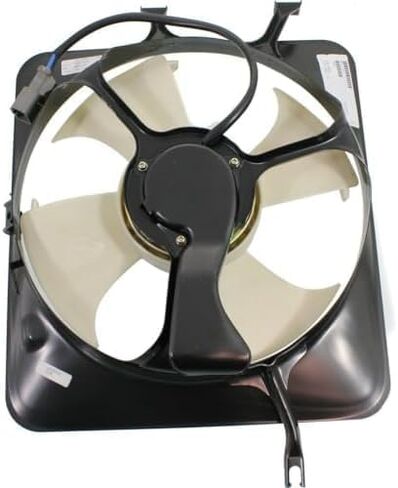 Front Radiator & A/C Condenser Single Fan Assembly Direct Replacement Compatible With 1997-2001 Honda CR-V HO3115106 HO3113110 19015P3F004-PFM 38615P3F000 in Saudi Arabia
