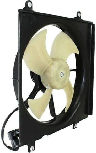 Front Radiator & A/C Condenser Single Fan Assembly Direct Replacement Compatible With 1997-2001 Honda CR-V HO3115106 HO3113110 19015P3F004-PFM 38615P3F000 in Saudi Arabia