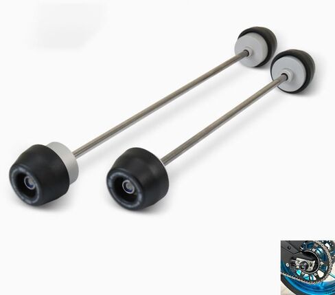 ALmart Motorcycle Front and Rear Fork Axle Slider Wheel Protector Crash Guard Fit for CFMOTO 675SR 675SR-R 675SS in Saudi Arabia