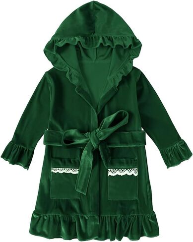 MyGBCPJS Kids Winter Pajamas PJS مجموعة الأولاد الفتيات 2 قطعة مخملية طويلة الأكمام أعلى + سروال ناع in Kuwait