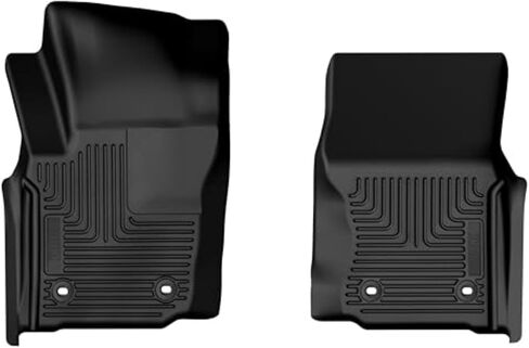 Husky Liners Weatherbeater Floor Mats | Fits 2024 Toyota Tacoma, Double Cab (Excludes Hybrid) | 2nd Row, 1-pc Black - 14921 in Saudi Arabia