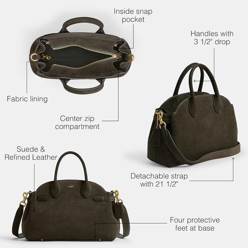 Coach Empire Carryall 28 في Suede ، B4/Olive in Saudi Arabia