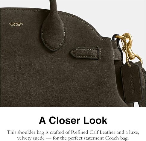 Coach Empire Carryall 28 في Suede ، B4/Olive in Saudi Arabia