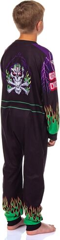 Intimo Monster Jam Grave Digger Union Union Suit Kids Fleece Monster Truck One Piece Pajamas in Saudi Arabia
