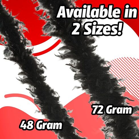 Underwraps 82 "Long Feather Boa - 72 غرام ريش تركيا الملون بوا ، مثالي للباس الحفلات الهالوين in Saudi Arabia