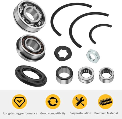 M Mati Transmission Bearings Kit مع Circlip لـ Yamaha Banshee 350 YFZ350 1987-2006 93311-22027-00 278-17424-01-00 93311-42045-00 93306-30504-00 93305-20502-00 90387-257N4-00 93102-00 in Saudi Arabia