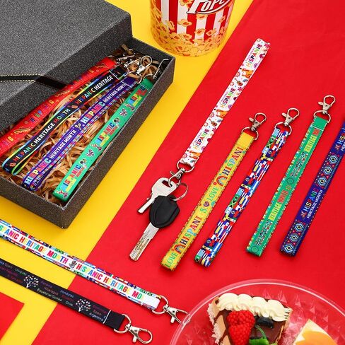 Sureio 120 PCS Hispanic Heritage Lanyard Keychains Homps Bulk Epanish Language Contran in Saudi Arabia