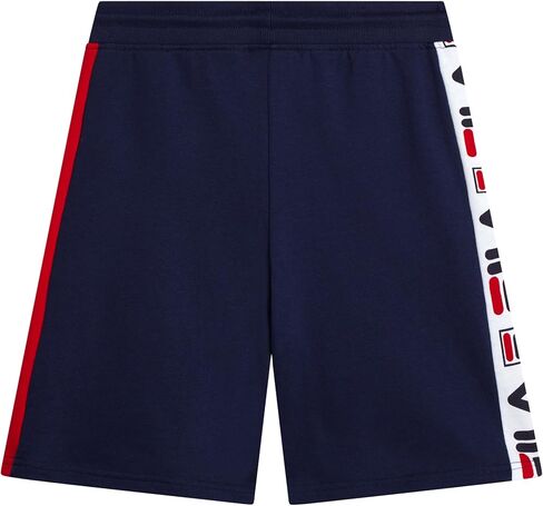 Fila Boys Athletic Shorts - Mesh Fleece شورت كرة السلة للأولاد مع الرباطين والجيوب الجانبية (الأحجام: 10-20) in Saudi Arabia