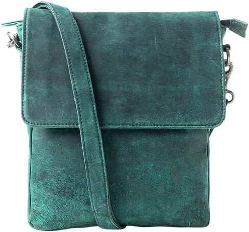 Myra Bag Distressed Leather Messenger Bag - Crossbody Purse for Women in Saudi Arabia