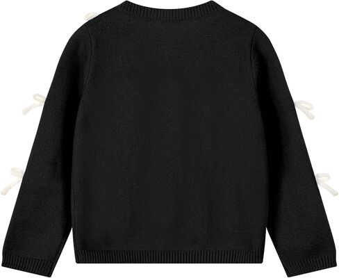 القوس الفتاة cardigan لطيف طفل صغير الأكمام الطيران crewneck cardigans in Kuwait