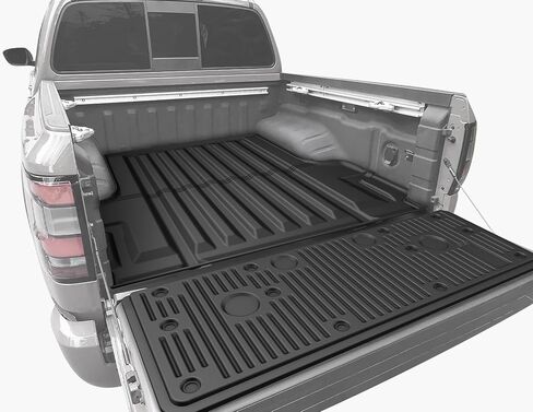 Truck Bed Mat Compatible with 2020-2025 Jeep Gladiator JT Bed Mat Tailgate Liner TPE Replacement for 2020 2021 2022 2023 2024 2025 Jeep Gladiator Accessories(Truck Bed Liner+Tailgate Mat) in Saudi Arabia