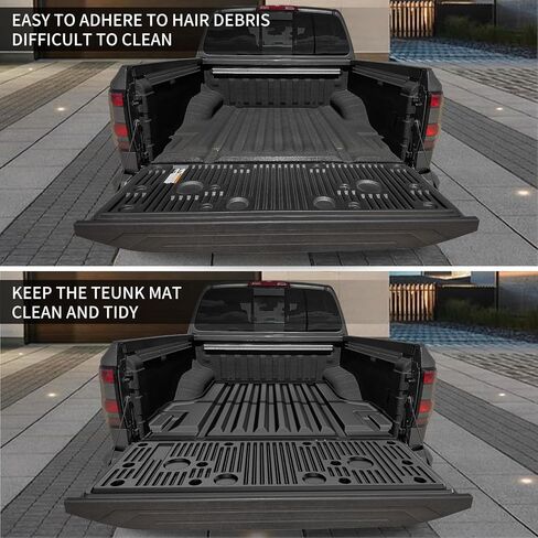 Truck Bed Mat Compatible with 2020-2025 Jeep Gladiator JT Bed Mat Tailgate Liner TPE Replacement for 2020 2021 2022 2023 2024 2025 Jeep Gladiator Accessories(Truck Bed Liner+Tailgate Mat) in Saudi Arabia