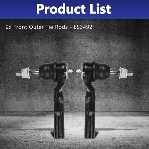 2 PCS TIE ROD END KIT ، END OUTER TIE END الأمامي متوافق مع 1999-2006 شيفروليه سيلفرادو 1500 ، 2007 شيفروليه سيلفرادو 1500 دراسية ، 1999-2006 GMC SIERA in Saudi Arabia