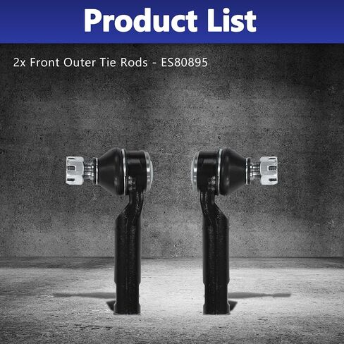 2 Pcs Tie Rod End Kit, Front Outer Tie Rod End Compatible with 2005-2023 TOYOTA TACOMA, 2010-2014 TOYOTA FJ CRUISER, 2010-2023 TOYOTA 4RUNNER, 2010-2023 LEXUS GX460 in Saudi Arabia