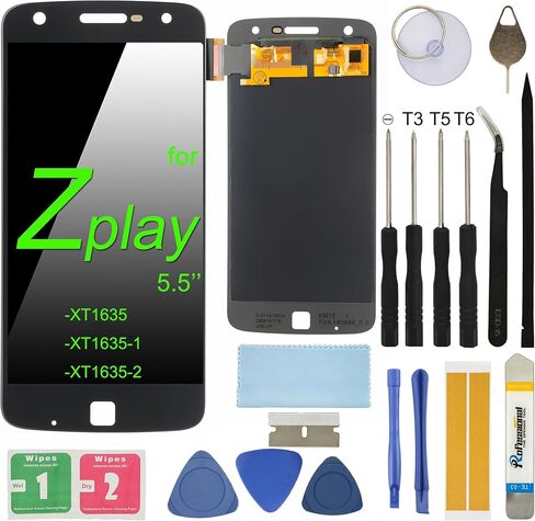 OLED Screen Replacement for Motorola Z4 6.4'' XT1980 XT1980-3 XT1980-4 Assembly LCD Display Touch Screen Digitizer with Tools (Not for Z4 Play) in Saudi Arabia