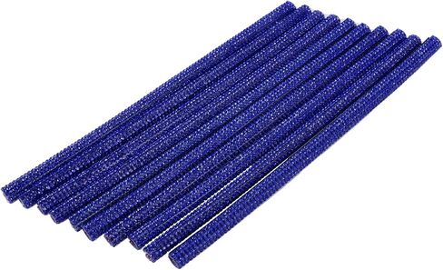 Air Vent Decoration Strip/for All Straight Air Vent Outlet for Car Interior Air Vent Decoration Strip/Durable PVC, Rhinestones / 10 Pcs Dark Blue in Saudi Arabia