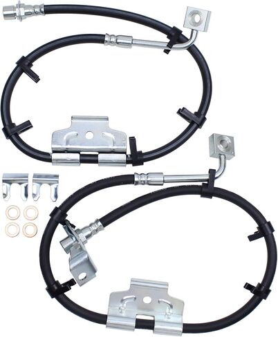 NewYall Front Left and Right Brake Hydraulic Hose for Dodge Ram 2500 3500 4WD 2003-2013 in Saudi Arabia