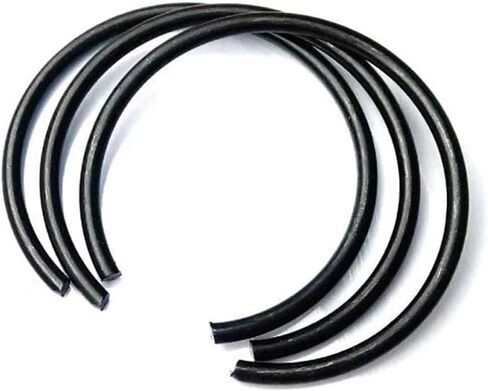 حلقات الاحتفاظ بحلقة مستديرة مستديرة ， 5pcs قطر الأسلاك φ3.2mm حلقات فولاذية زنبركية لعمود Circlips Circlips OD = 50.3mm ~ 218mm (3.2x65x6) (3.2x180x25) in Kuwait