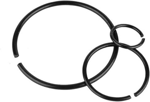 حلقات الاحتفاظ بحلقة مستديرة مستديرة ， 5pcs قطر الأسلاك φ3.2mm حلقات فولاذية زنبركية لعمود Circlips Circlips OD = 50.3mm ~ 218mm (3.2x65x6) (3.2x180x25) in Kuwait