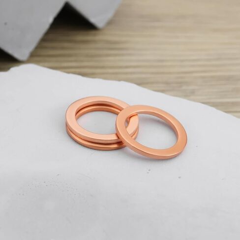 40pcs خط فرامل السيارات النحاس غسالة M10 غسالة 14x10x1mm متوافق مع دراجة HEL in Saudi Arabia