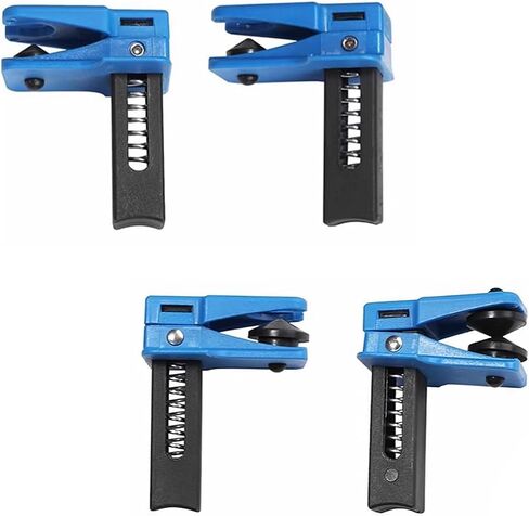 4 PCS Brake & Fuel Line Stoppers Kit – 3/8" 5/16" 1/2" Banjo Vertical Brake Line Plugs, PVC Edge with RPV Handle, Auto Stop Clamps for Auto Repair (Blue) in Saudi Arabia