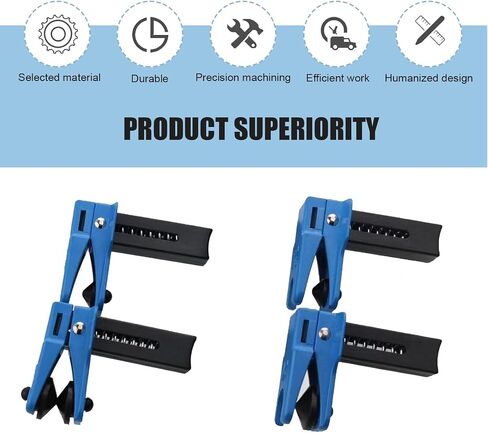 4 PCS Car Brake Line Clamp, Brake Oil Line Plug Tool, Brake Oil Line Guard, Universal for Most Cars (Blue) in Saudi Arabia