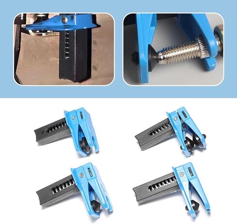 4 PCS Car Brake Line Clamp, Brake Oil Line Plug Tool, Brake Oil Line Guard, Universal for Most Cars (Blue) in Saudi Arabia