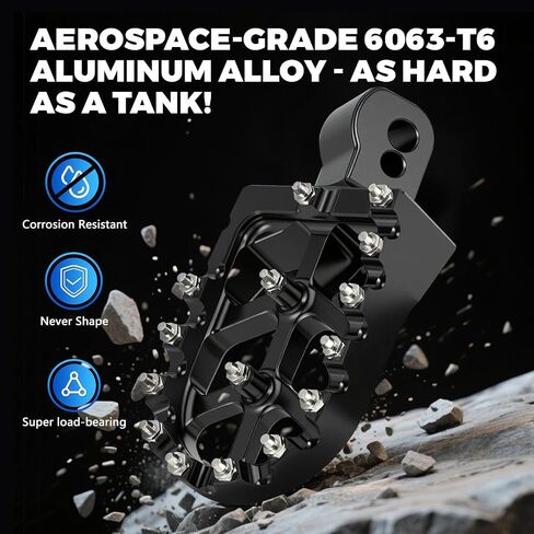 أوتاد قدم الدراجة الأوتاد الأوتاد القدمية CNC CNC ل MX 650 500 MX650 MX500 SX500 دراجة الأوساخ in Saudi Arabia