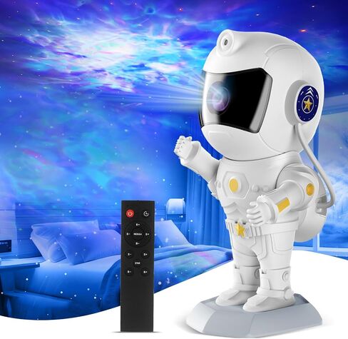 رائد الفضاء Galaxy Projector Robot Star Night Light Light Starry Nebula Spector LED مصباح LED مع Timer و Remote Control Light Light Projector ديكور غرفة عيد الميلاد وأعياد الميلاد in Saudi Arabia
