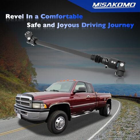 Telescopic Steering Column Shaft Compatible with 1995-2002 Full Size Dodge Truck Ram 1500 Ram 2500 Ram 3500 Heavy Duty Telescopic Steering Shaft Replace # 000950 in Saudi Arabia