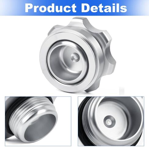 ملء مجموعة غطاء المكونات مع اللحام في الألومنيوم بونج 1-3/8 "فتح مع 1-1/2" -12 مؤشرات ترابط-سيلفر in Saudi Arabia