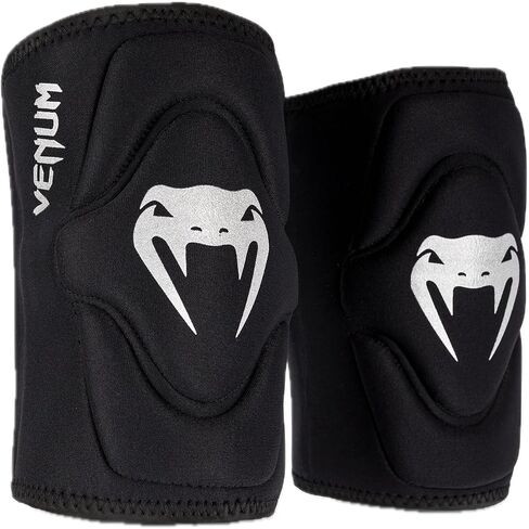 Venum Kontact Gel Knee Pad - Black/Black, Medium/Large in Saudi Arabia