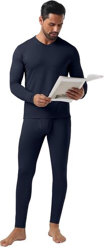 Askdeer Thermal Underwear for Men Long Johns Thermal Fleece Lined Long Underwear Base Layer Set in Saudi Arabia