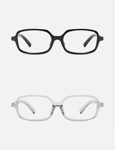 Slocyclub Square Blue Light Blocking Glasses for Women Men Vintage Rectangular Frame Eyeglasses Retro Small Square Glasses in Saudi Arabia
