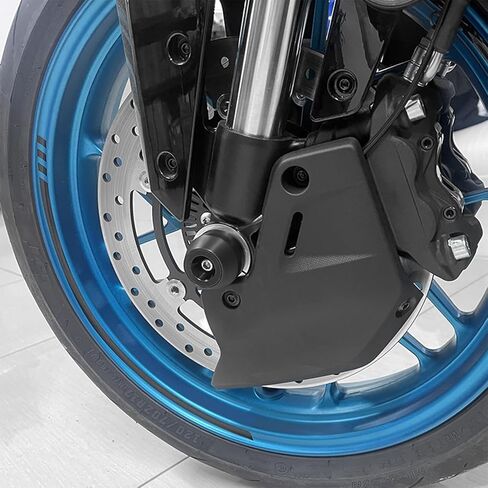 Motorcycle Front Axle Slider Wheel Protector Fit for Versys650 1000 Ninja650 Z650 Z900 R7 MT-09 XSR900 RSV4 CBR650R CBR1000RR GSX-S1000 and Other Models CNC Front Wheel Fork Slider Protectors (Red) in Saudi Arabia