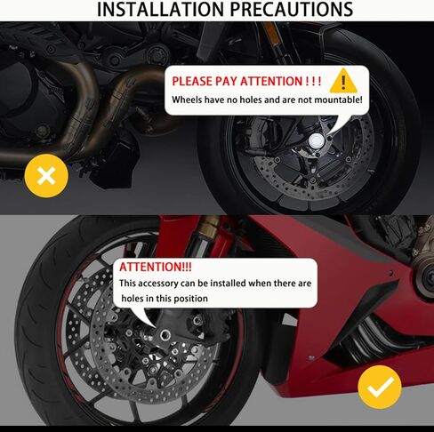 Motorcycle Front Axle Slider Wheel Protector Fit for Versys650 1000 Ninja650 Z650 Z900 R7 MT-09 XSR900 RSV4 CBR650R CBR1000RR GSX-S1000 and Other Models CNC Front Wheel Fork Slider Protectors (Red) in Saudi Arabia