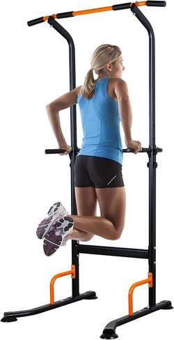 leikefitness Multifunction Power Tower Exercise Equipment,Pull Up Dip Station,Height Adjustable for Home Gym Strength Training Fitness Equipment,Dip Stands,Pull Up Bars,Push Up Bars,VKR in Kuwait