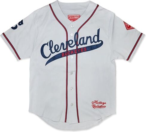 Big Boy Cleveland Buckeyes S2 Heritage Mens Baseball Jersey [Gray]-ID#67393-79-208-0-0 in Saudi Arabia