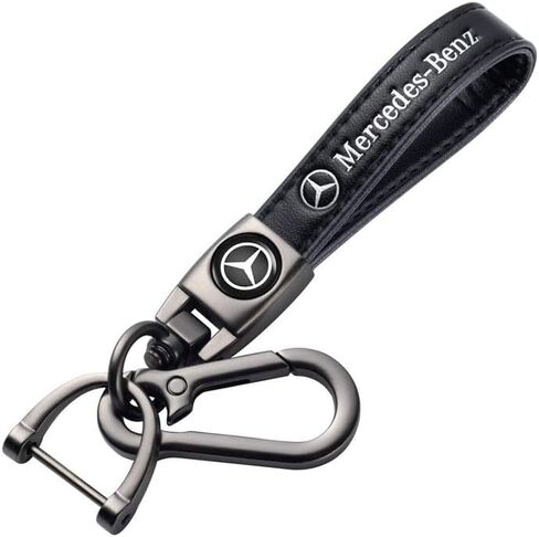 Car Keychain Keyring Car Fob Key Chain Replacement for Key Accessory, Black in Saudi Arabia